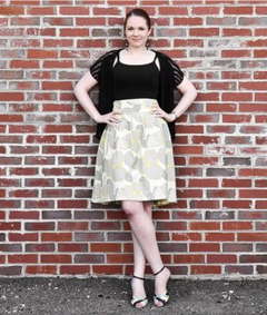 How to Make a High Waisted Pleated Skirt