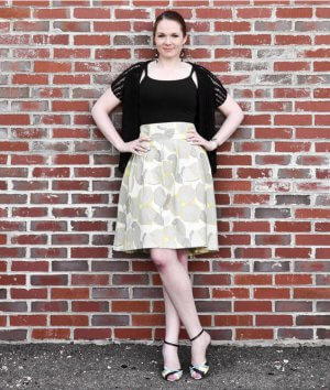How to Make a High Waisted Pleated Skirt
