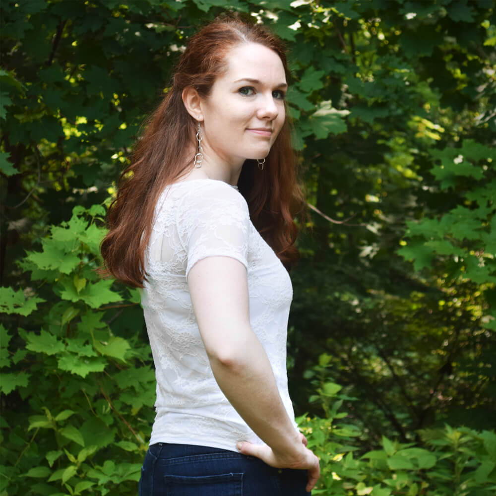 DIY Lace Blouse Tutorial Finished