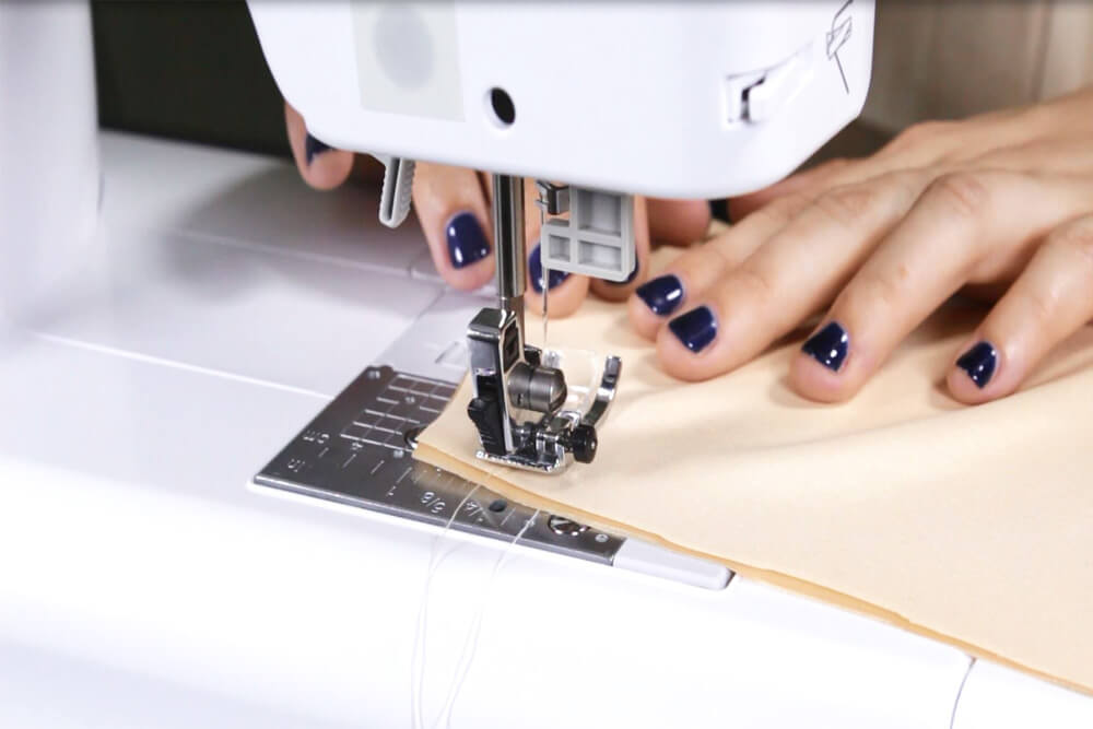 How To Make a Sequin Skirt Tutorial - Sew the lining