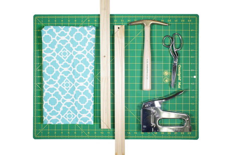 How To Make Fabric Wall Art - Materials