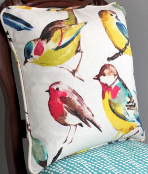 How to Sew an Envelope Pillow with Piping