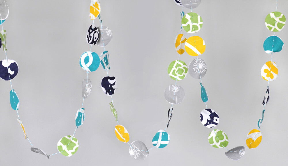 How to Make Fabric Garland Finished 1