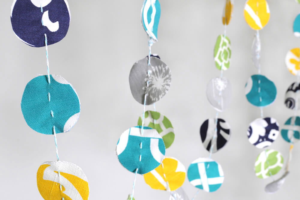 How to Make Fabric Garland Finished 2