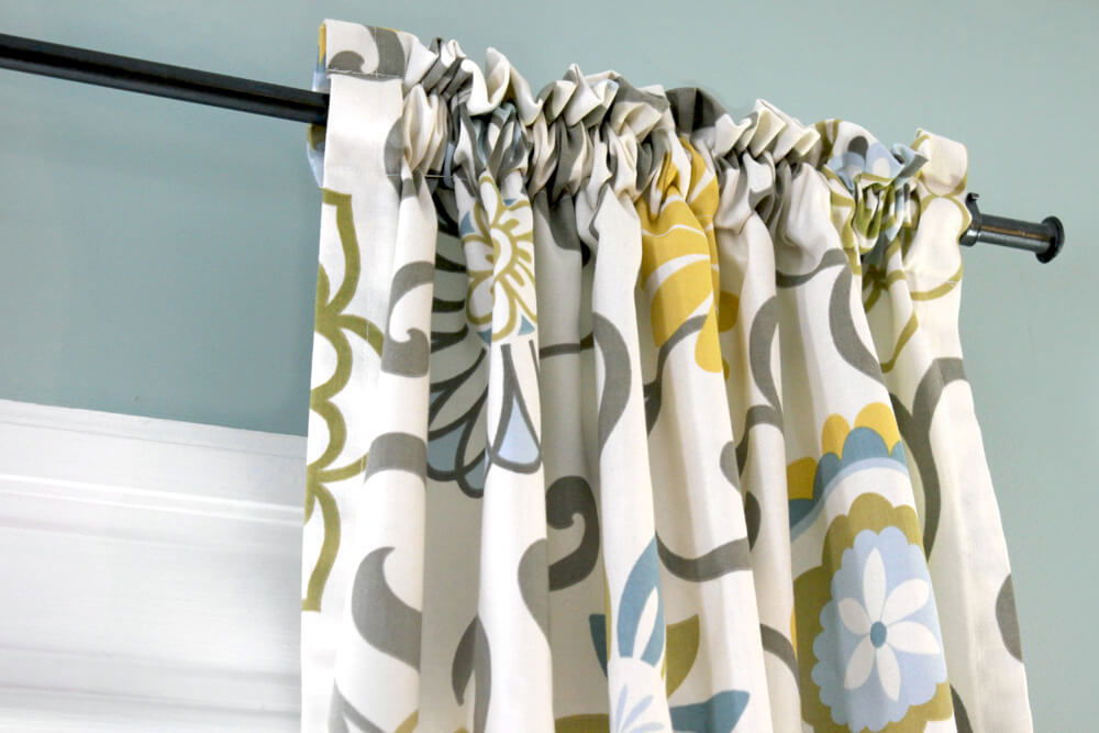 How To Make Rod Pocket Curtains