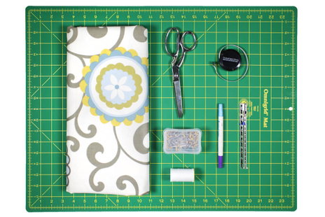 How To Make Rod Pocket Curtains - Materials