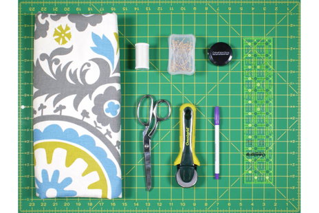 DIY Tab Top Curtains - Materials