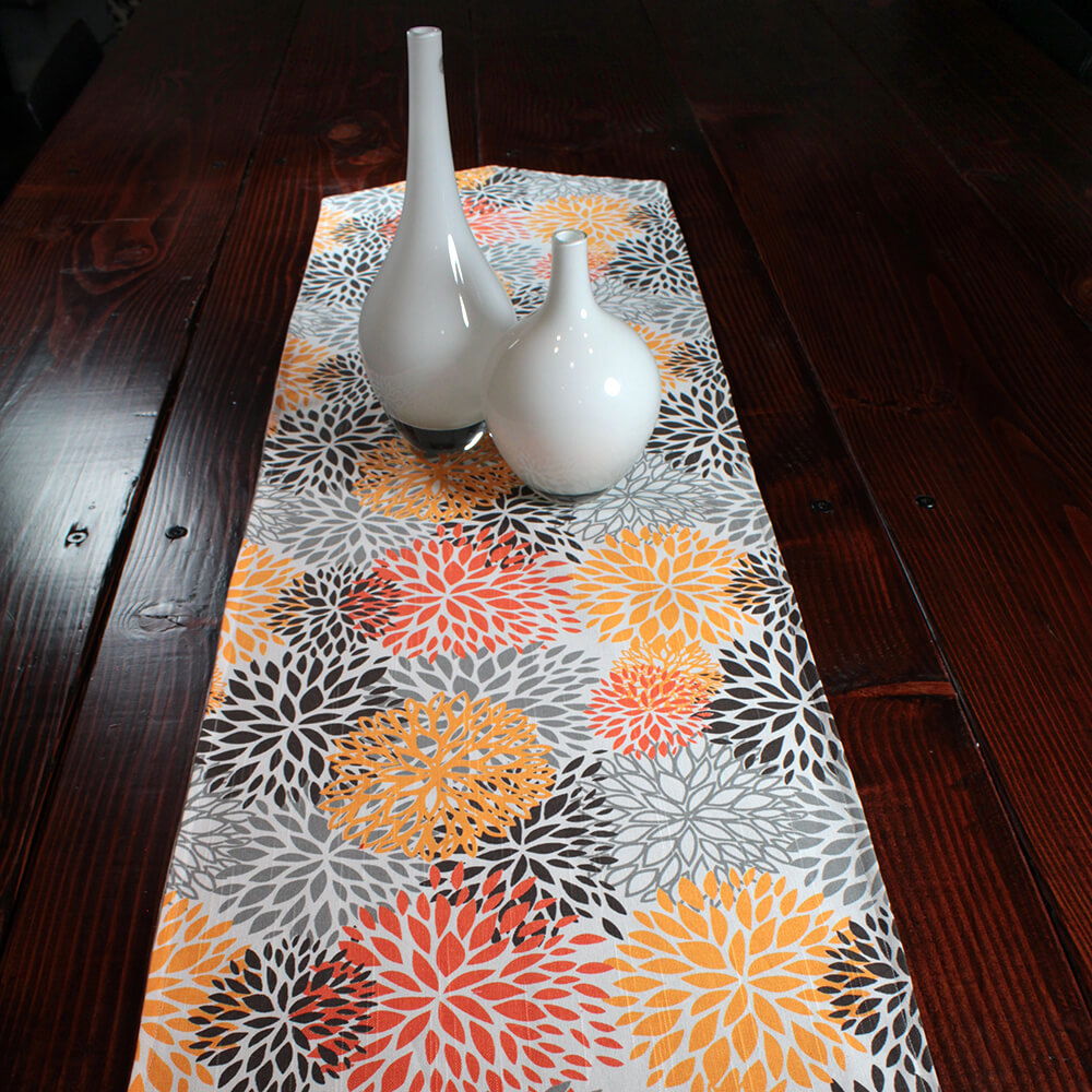 How to Sew a Reversible Table Runner - Finished