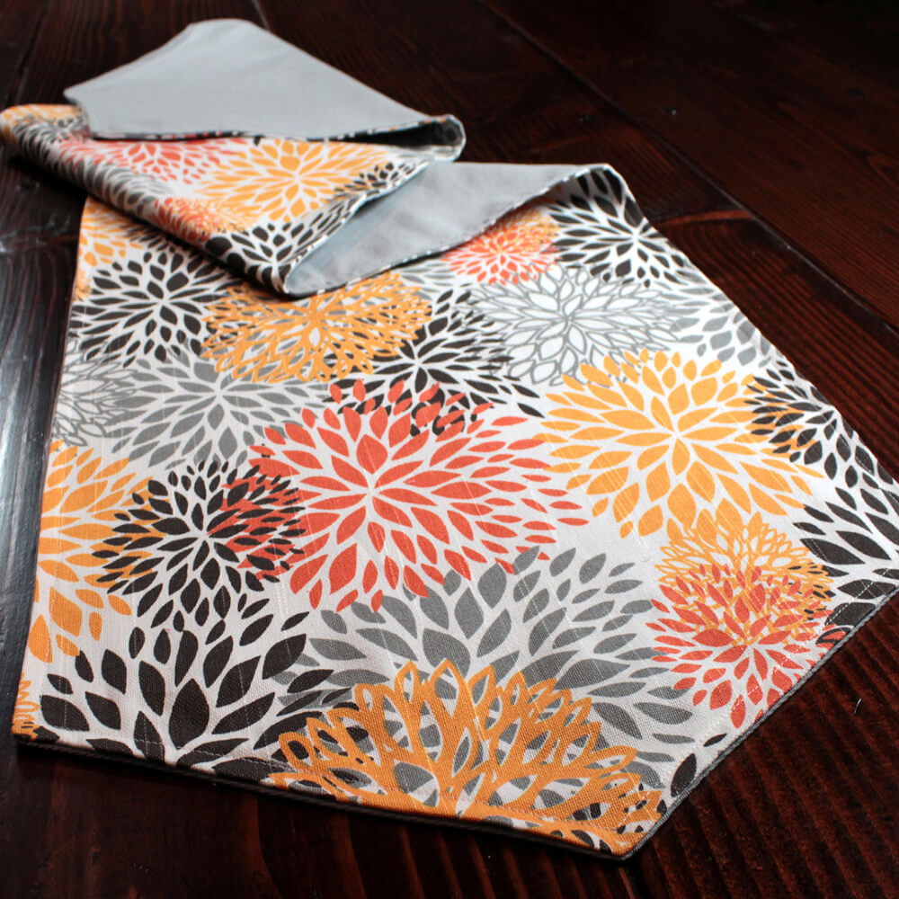 How to Sew a Reversible Table Runner - Finished