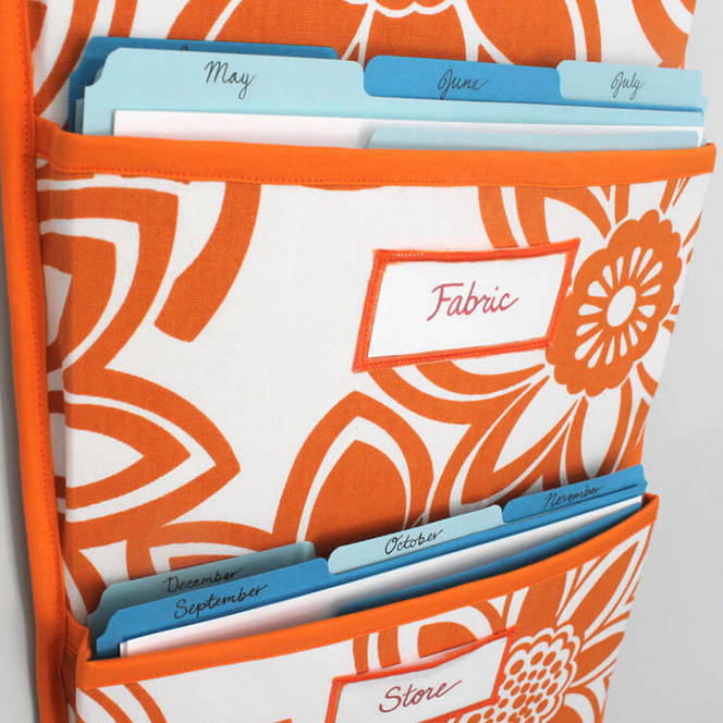 How to Make a Hanging Pocket Organizer