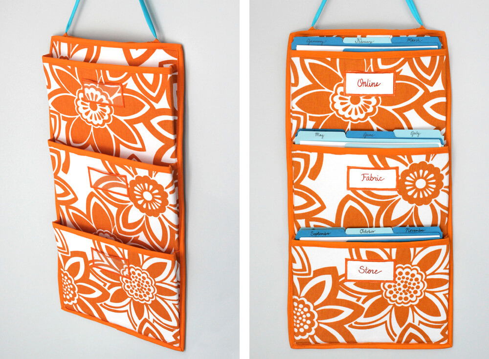 How to Make a Hanging Pocket Organizer