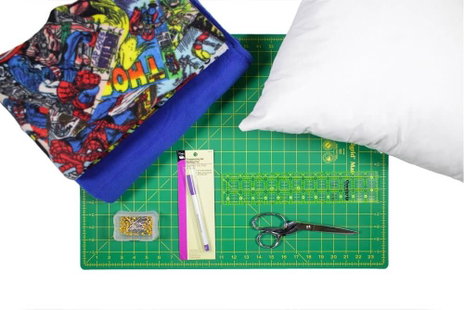 How to make a no sew fleece pillow - materials