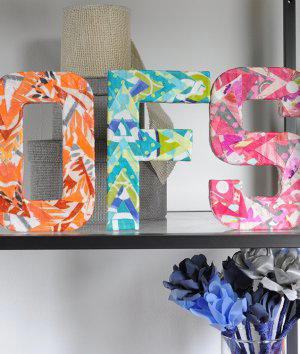How to Decoupage with Fabric