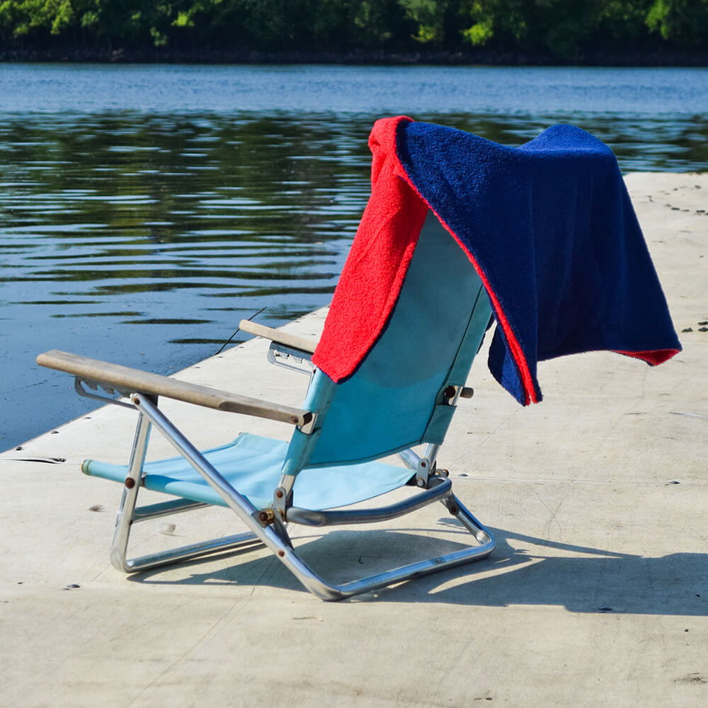 How to Make a Beach Towel - Finished