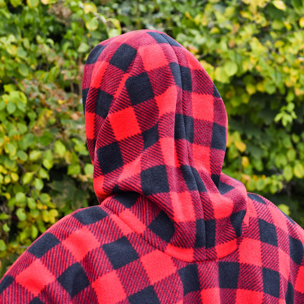 How to Make a Fleece Poncho - Finished