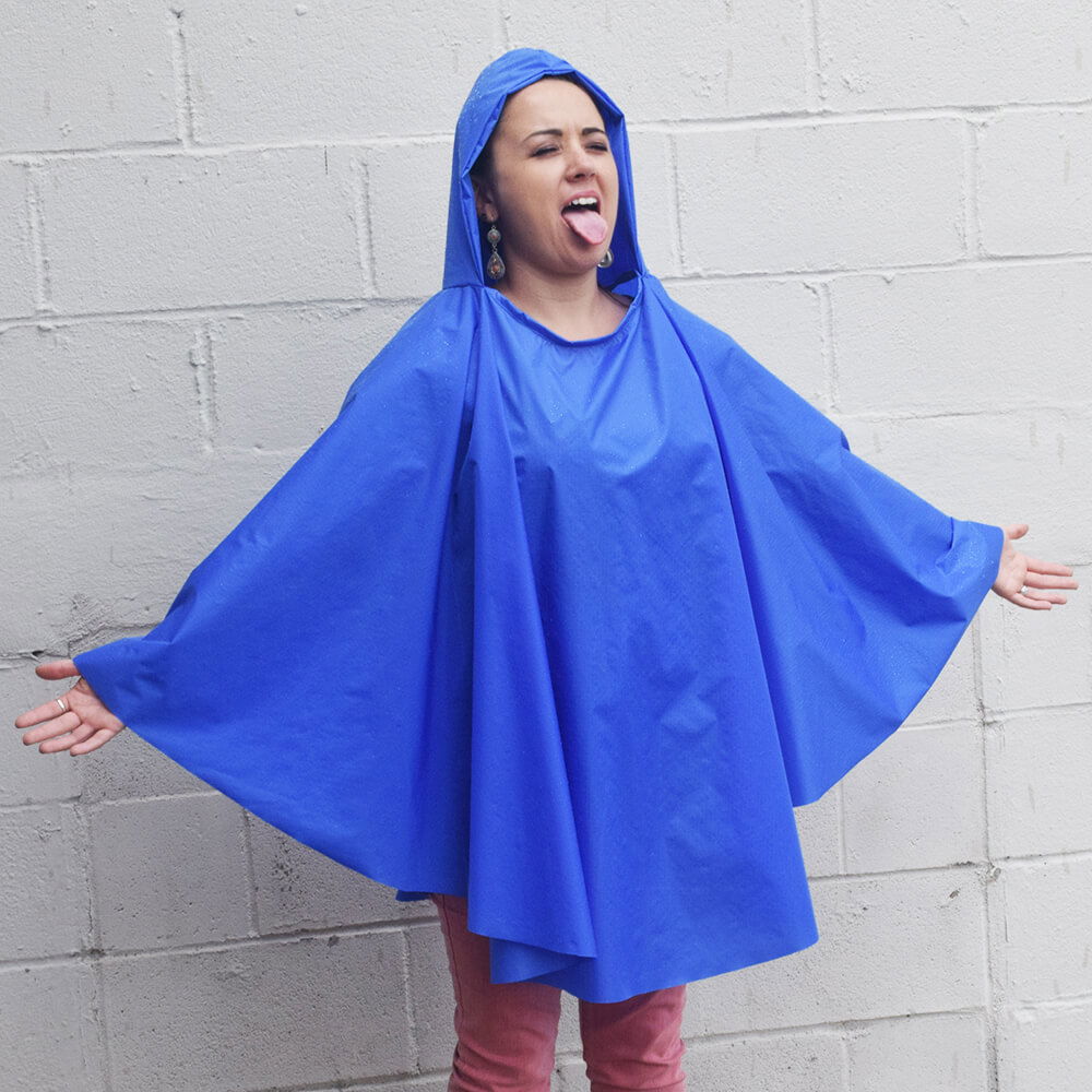 How to Make a Rain Poncho - Finished
