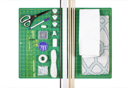 How to Make a Roman Shade - Materials