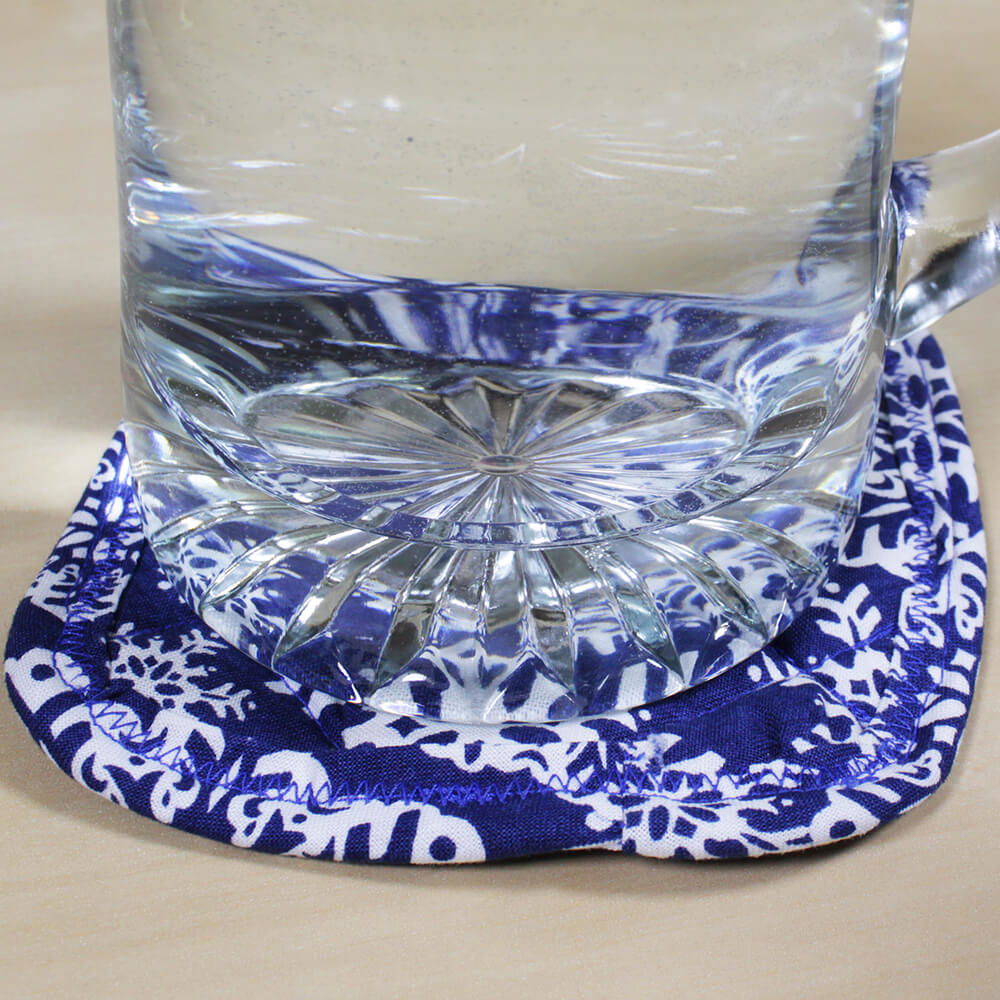 How to Make Fabric Coasters - Finished
