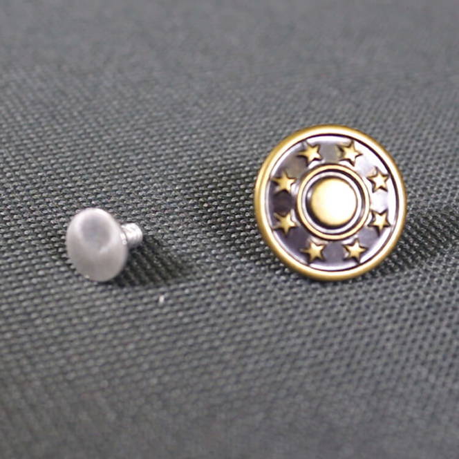 How to Attach a Jeans Button