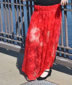 How to Make a Lace Maxi Skirt
