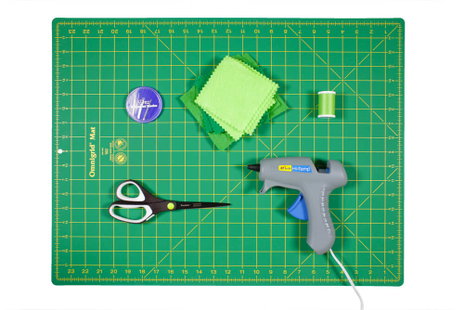 How to Make a Felt Shamrock - Materials