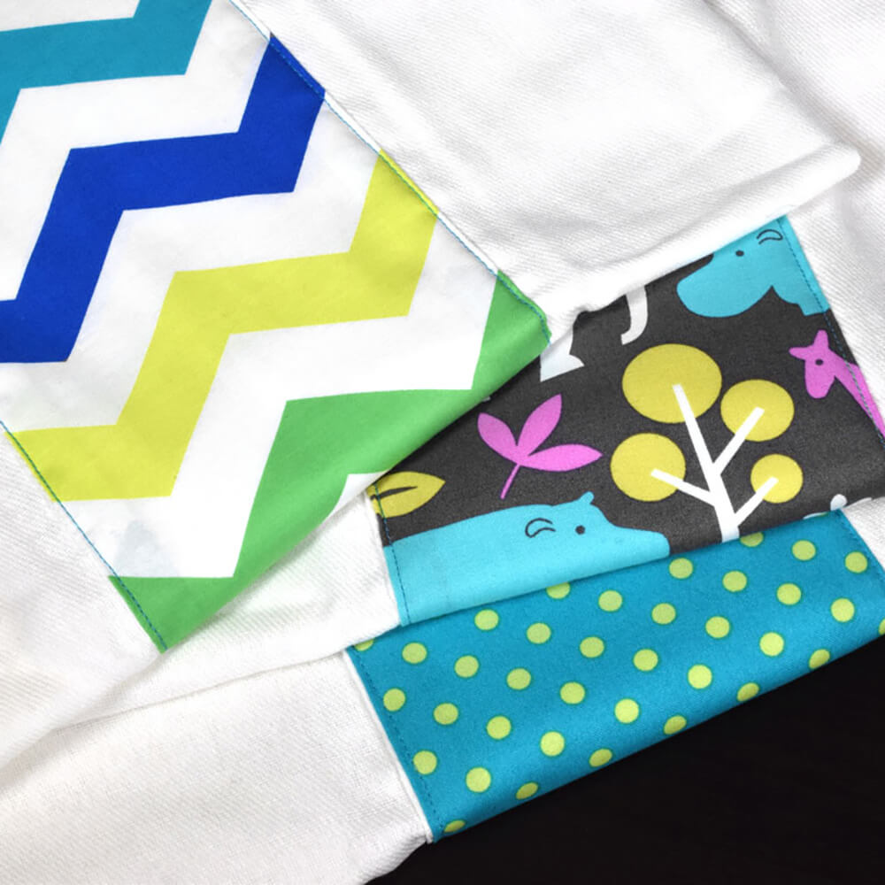 How to Make a Burp Cloth - Finished