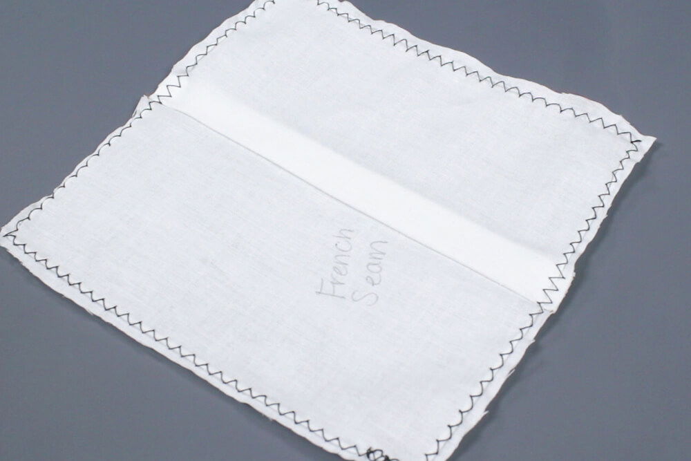 How to Sew a French Seam & Mock French Seam - Finished french seam