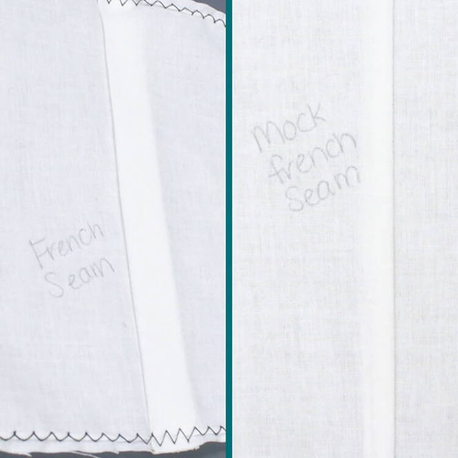 How to Sew a French Seam & Mock French Seam