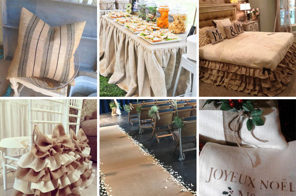 Thanks to Louie W, Paul P, Lori B, and Clair K for sharing your burlap projects!