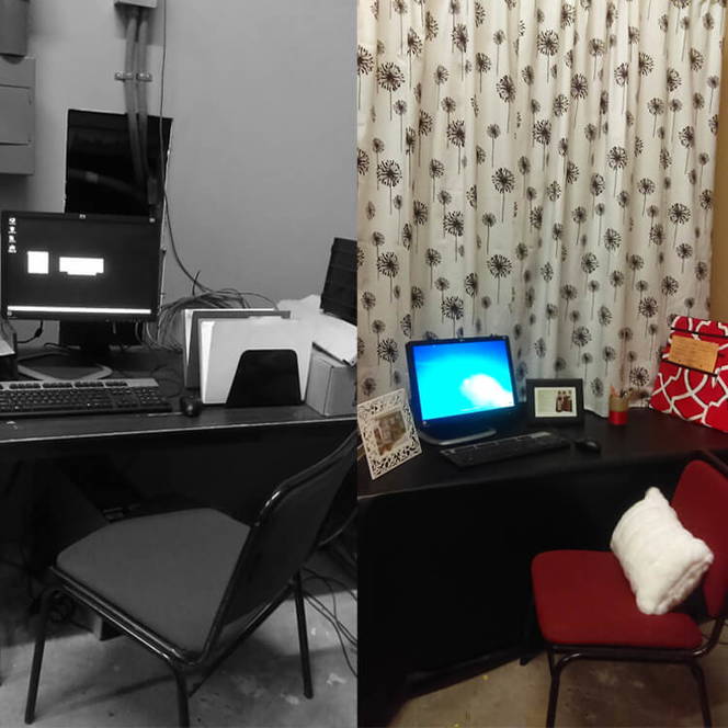 Office Makeover Reveal: Before and After