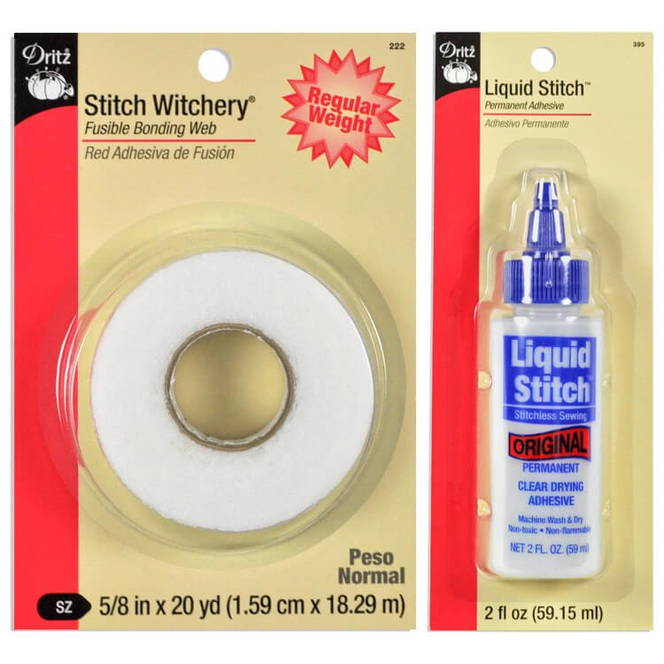 No Sew Methods: Stitch Witchery vs. Fabric Glue
