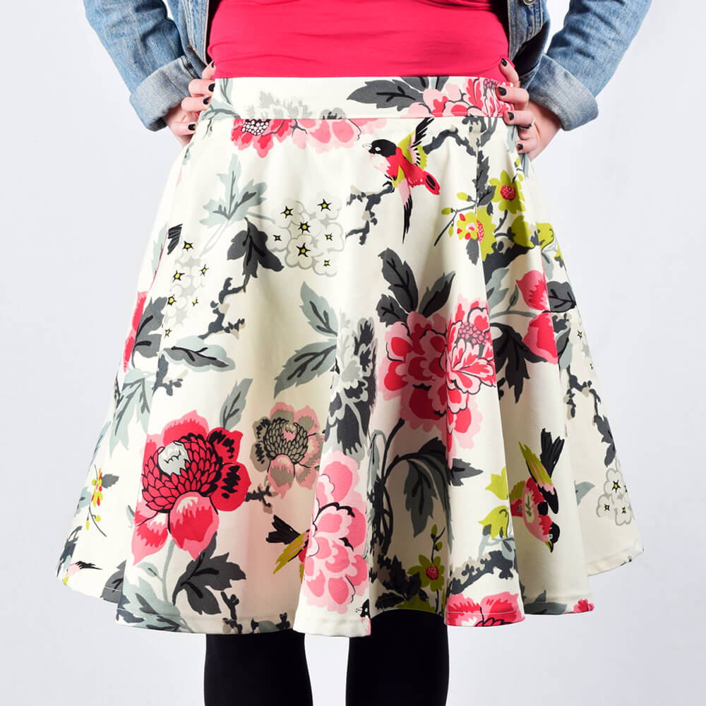How to Make a Circle Skirt - Finished