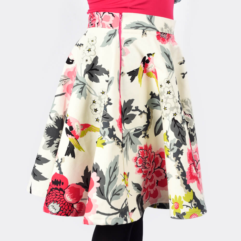 How to Make a Circle Skirt - Finished