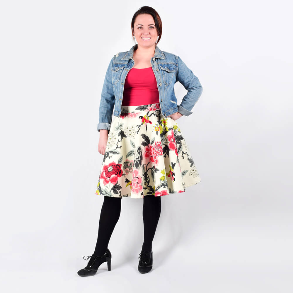 How to Make a Circle Skirt - Finished