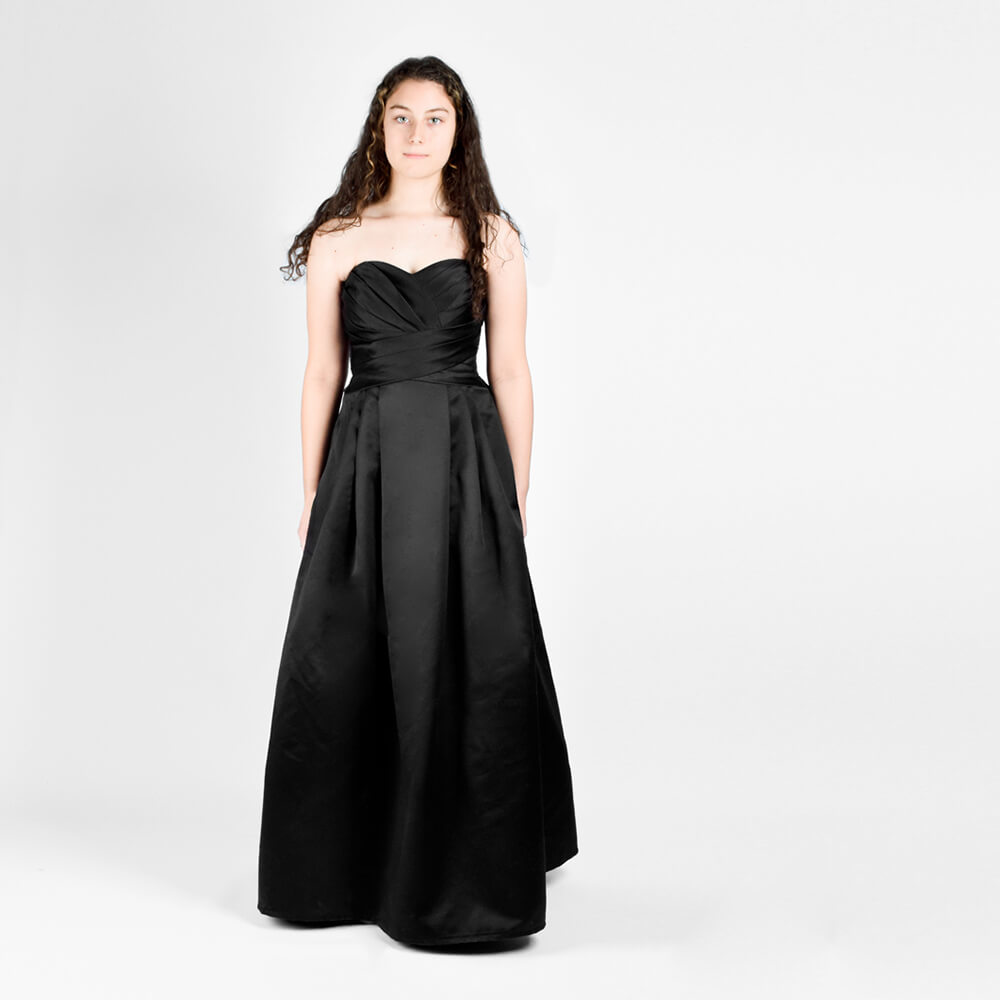 How to Hem a Layered Dress - Finished