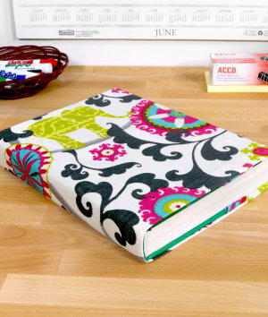 How to Make a Fabric Book Cover