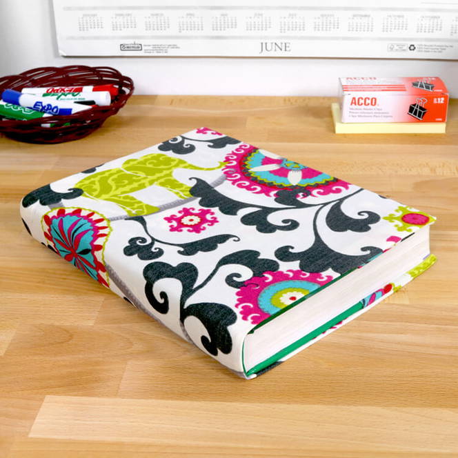 How to Make a Fabric Book Cover