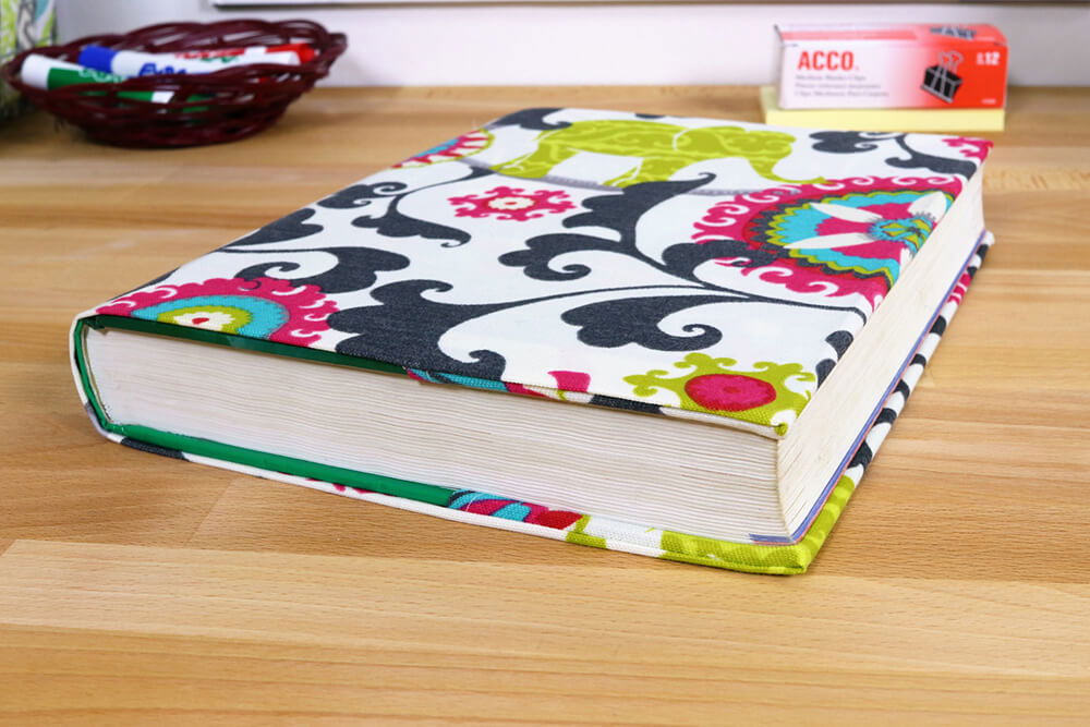 Fabric Book Cover - Finished 1