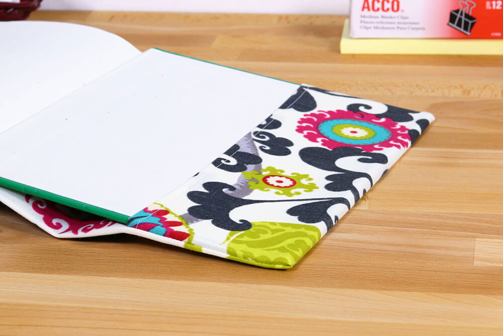 Fabric Book Cover - Finished 2