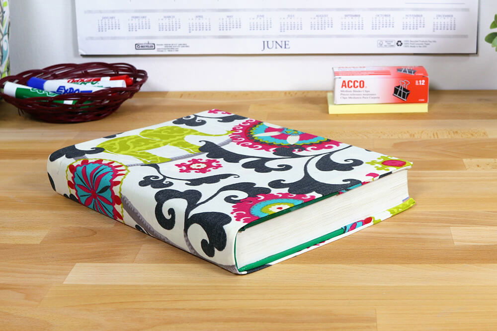 Fabric Book Cover - Finished 4