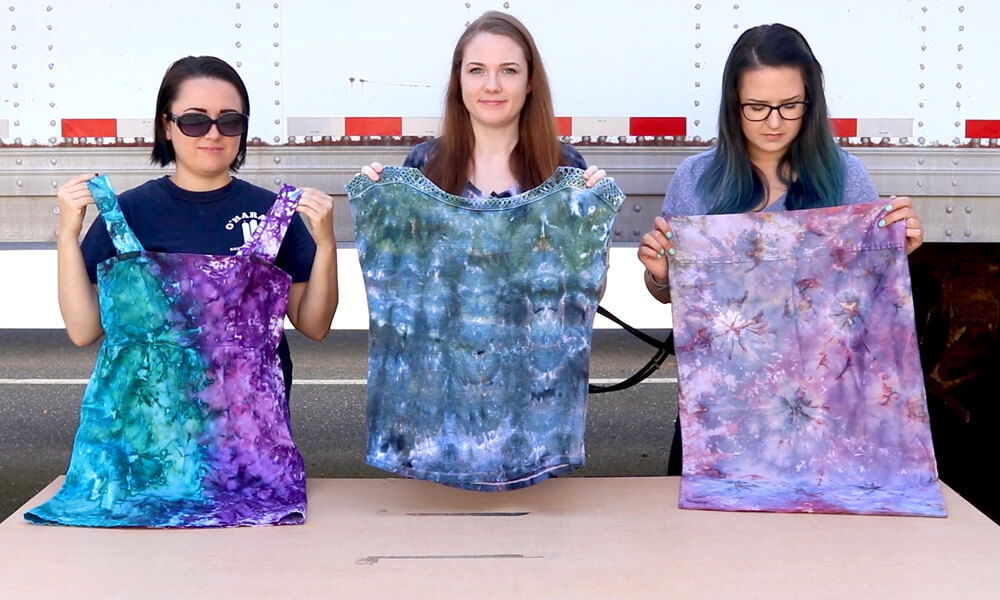 Ice Dyeing Results - All
