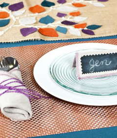 How to Make NoSew Phifertex Placemats