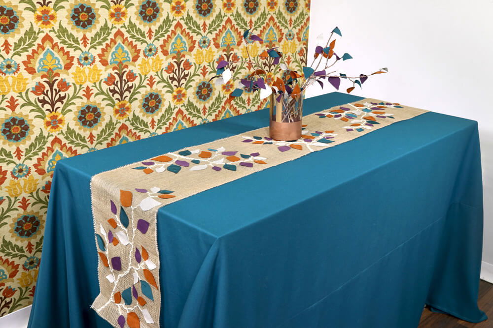 How To Make a Tablecloth - Finished
