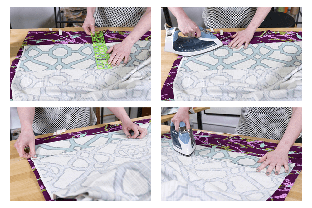 Create a double folded hem