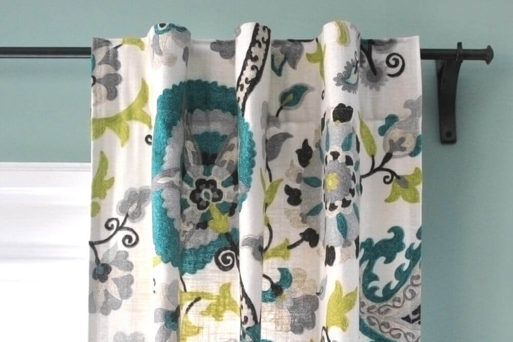 Lined Back Tab Curtains