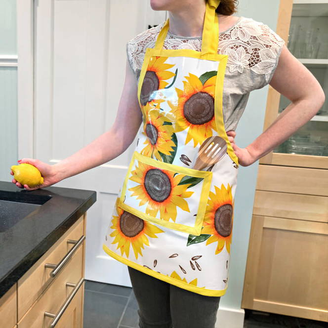 How to Make an Oilcloth Apron