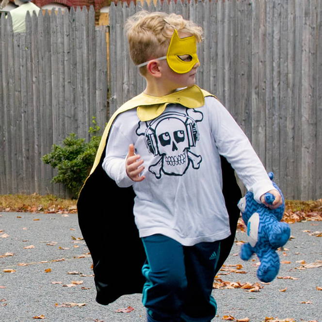 How to Make a Cape and Mask Set