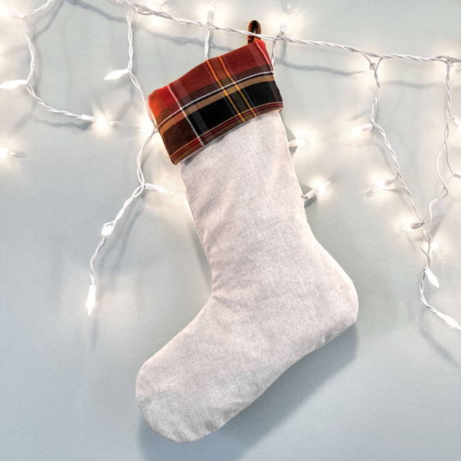 How to Make Christmas Stockings with a Lining