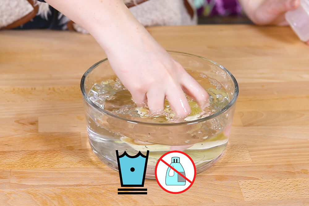 Wash minky with cold water and no fabric softeners