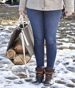 How to Make a Log Carrier Bag